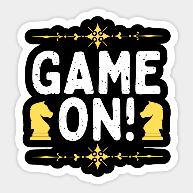 Game on! - Chess Sticker by William Faria